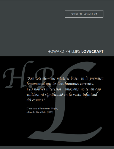 Coberta de ‘Guies de Lectura - HOWARD PHILLIPS LOVECRAFT’ (2005)