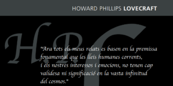 Guies de Lectura - H. P. Lovecraft