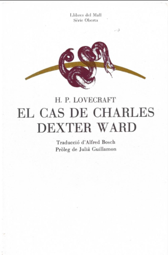 Coberta d’ ‘El cas de Charles Dexter Ward’ (1985)